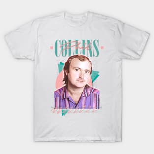 Phil Collins /// Retro 80s Aesthetic Fan Design T-Shirt